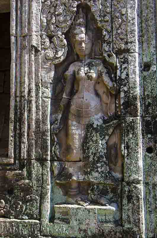 66 - Camboya - Angkor - ciudad de Angkor Thom - templo de Bayon